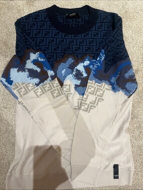 FENDI Gradient Knit Sweater